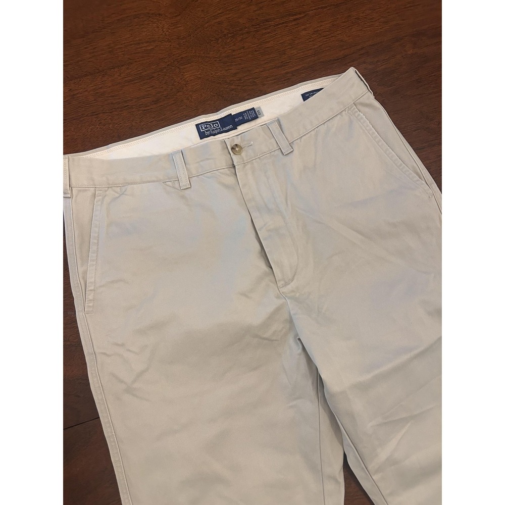 Polo Ralph Lauren Pants Mens 35x30 Beige Salinger Chino Relaxed Fit Straight Leg